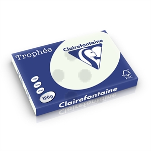 Clairefontaine papier / lichtgroen / A3 / 120 gr. / 250 vel