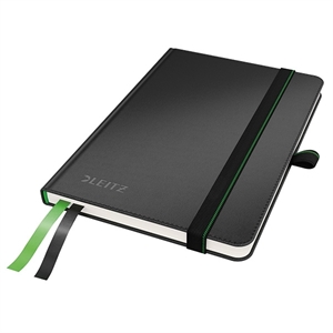 Leitz 4479 complete schrijfblok / A6 / geruit / zwart / 96gr. / 80 vel