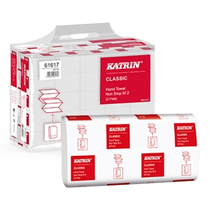 Katrin 100289 Classic Zig Zag handdoeken / 2-laags / 25 pakken / 4000 vel