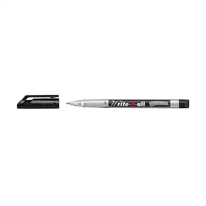 Stabilo Write-4-all permanent marker / zwart / ronde punt / 0,7 mm