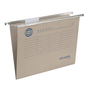 Atlanta Alzicht verticale hangmap / voor folio / grijs / 25 stuks