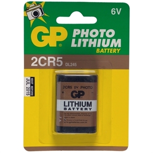 GP lithium batterij 2CR5 / 1 stuk