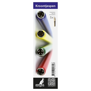Kangaro K-790 kroontjespenhouder / met 5 kroontjes / 1 stuk