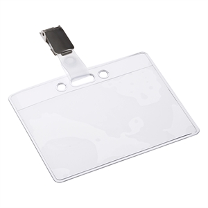 Europel 121265 naambadge open met klem / 90 x 60 mm / 24 stuks