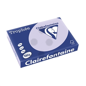 Clairefontaine papier / lila / A4 / 120 gr. / 250 vel