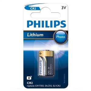Philips lithium batterij CR2 / 1 stuk