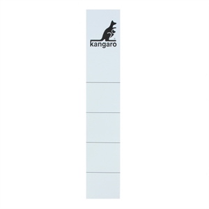 Kangaro K-3500Z50 rugetiket smal / wit / zelfklevend / 10 stuks