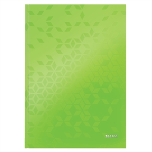 Leitz 46251054 WOW schrijfblok / A4 / gelinieerd / groen / 90 gr. / 80 vel