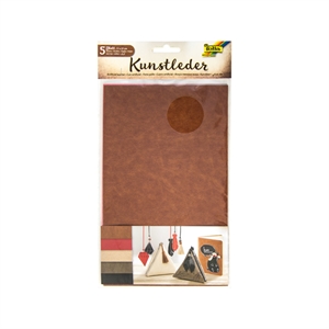Folia kunstleer assorti / 5 vellen