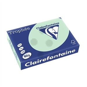 Clairefontaine papier / groen / A4 / 80 gr. / 500 vel