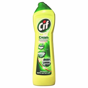 Cif vloeibaar schuurmiddel / citroen / 500 ml