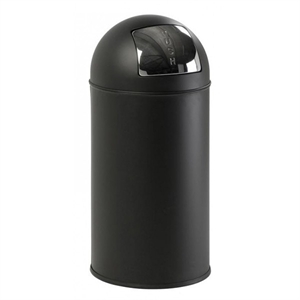 EKO Push afvalbak / mat zwart / 40 liter