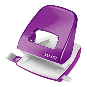 Leitz 5008 NeXXt WOW perforator / metaal / metallic paars / 2-gaats / tot 30 vel