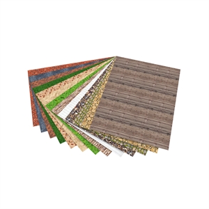 Folia designpapierblok structuren / assorti / 13 vel