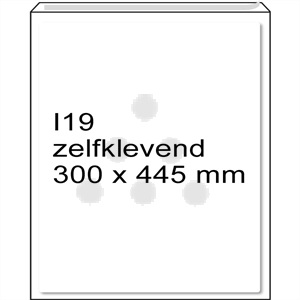 Raadhuis luchtkussen envelop / zelfklevend / I19 / 300mm x 445mm / 5 stuks