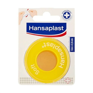 Hansaplast pleisters / Soft / 5 m x 2,5 cm