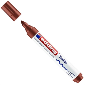 Edding 4500 textielmarker / bruin / ronde punt / 2-3 mm